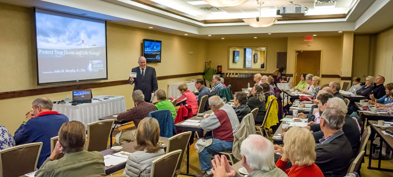 John M. Murphy Jr. Esq. presenting a workshop